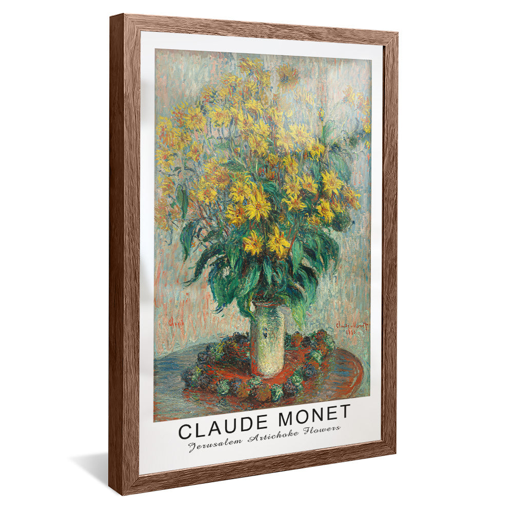 Claude Monet Jerusalem Artichoke Flowers V2467 Canvas