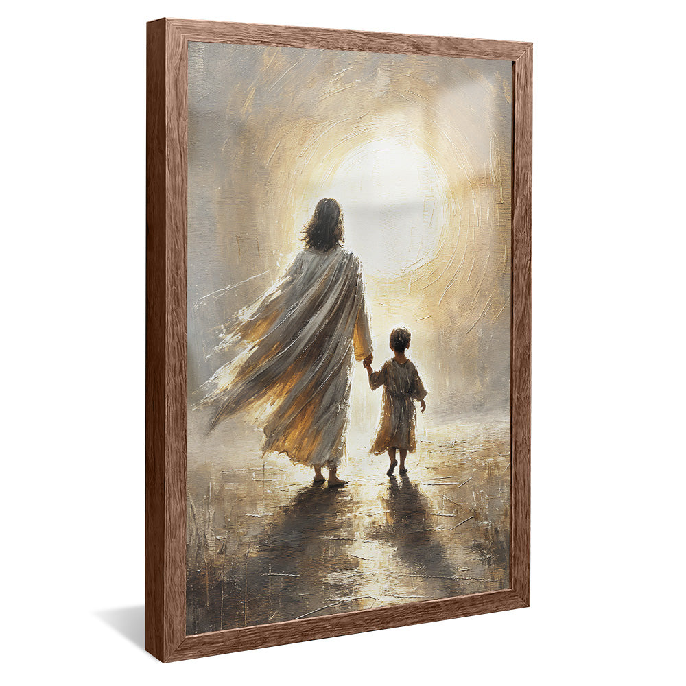 Jesus and the Child Painting V2439 Canvas