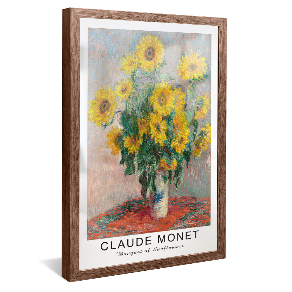 Claude Monet Bouquet of Sunflowers V2465 Canvas