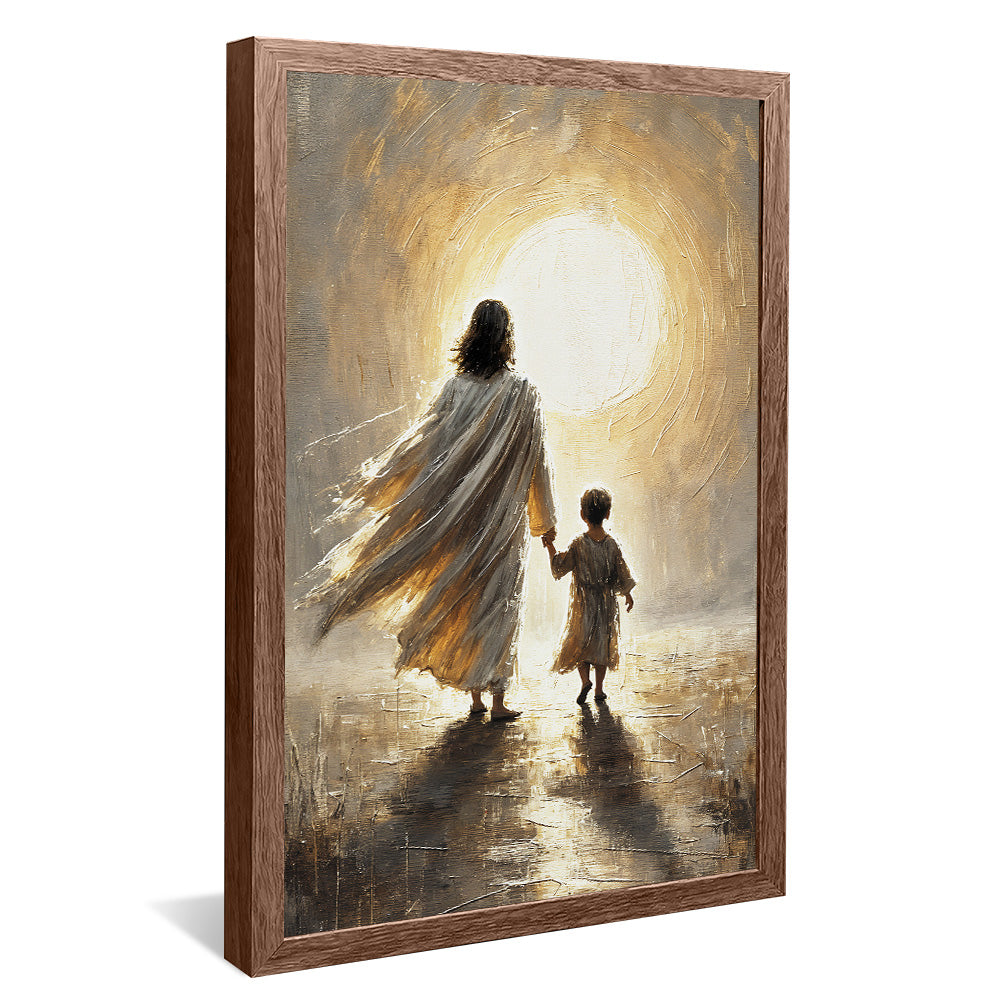 Jesus and the Child Painting V2439 Canvas