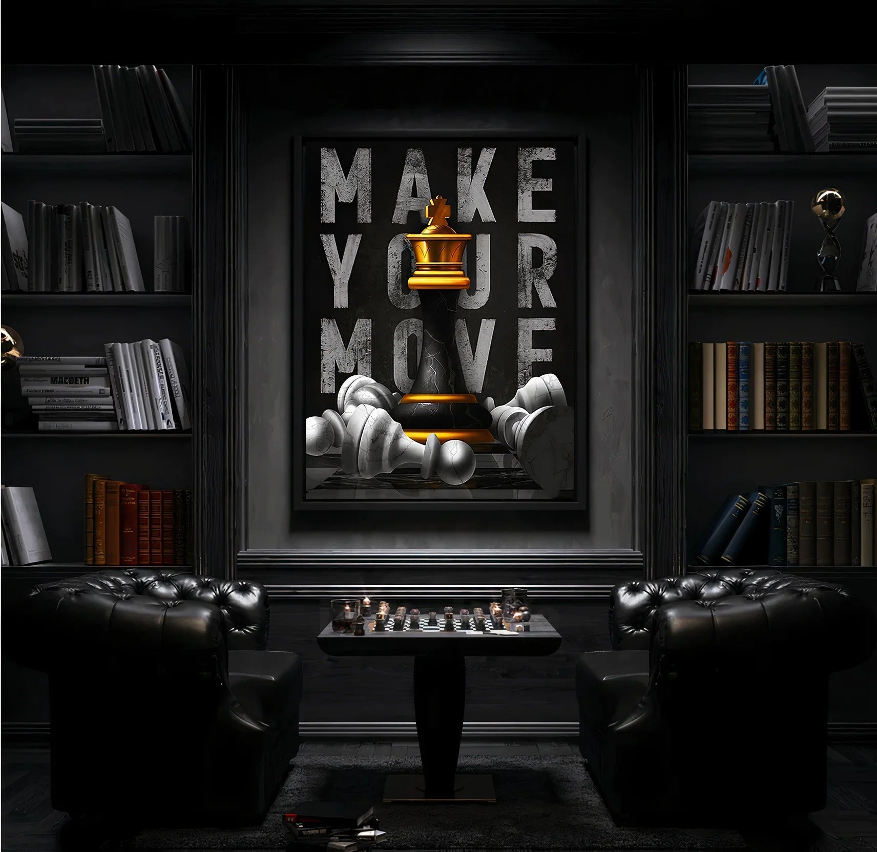 Make Your Move Lips Canvas