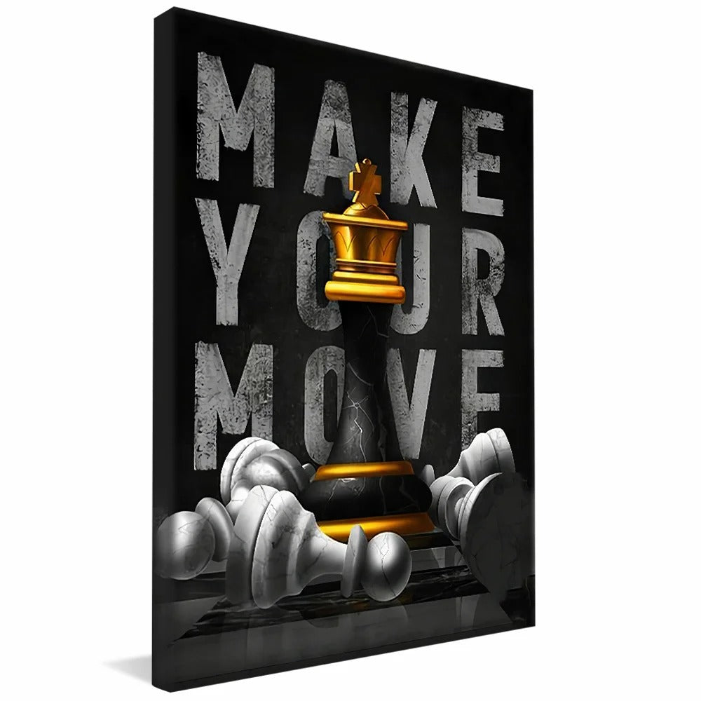 Make Your Move Lips Canvas