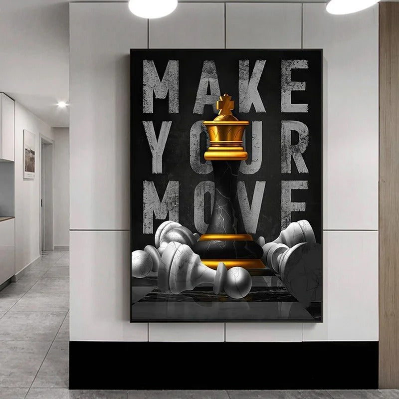 Make Your Move Lips Canvas