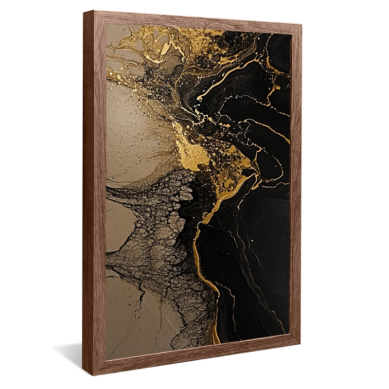Marble Golden Veins V1106 Canvas