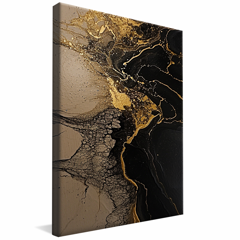 Marble Golden Veins V1106 Canvas