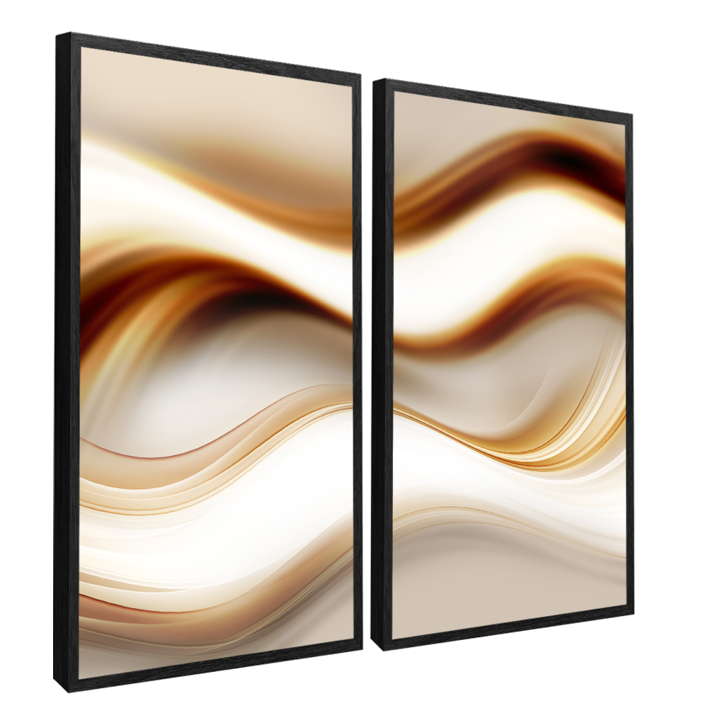 Minimalist Abstract V99 Set of 2 Canvas