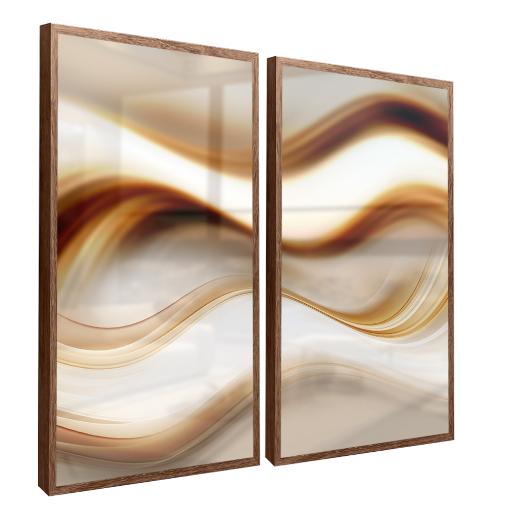 Minimalist Abstract V99 Set of 2 Canvas