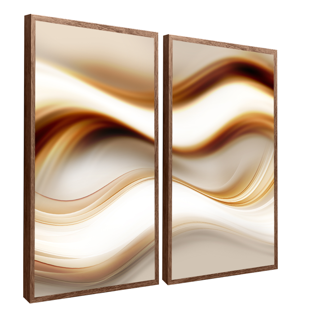 Minimalist Abstract V99 Set of 2 Canvas