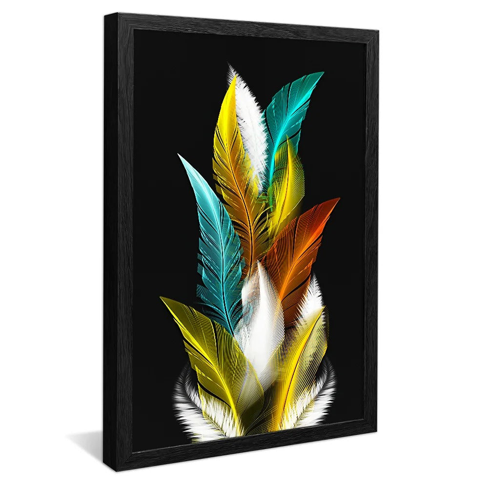 Minimalist Feathers Canvas