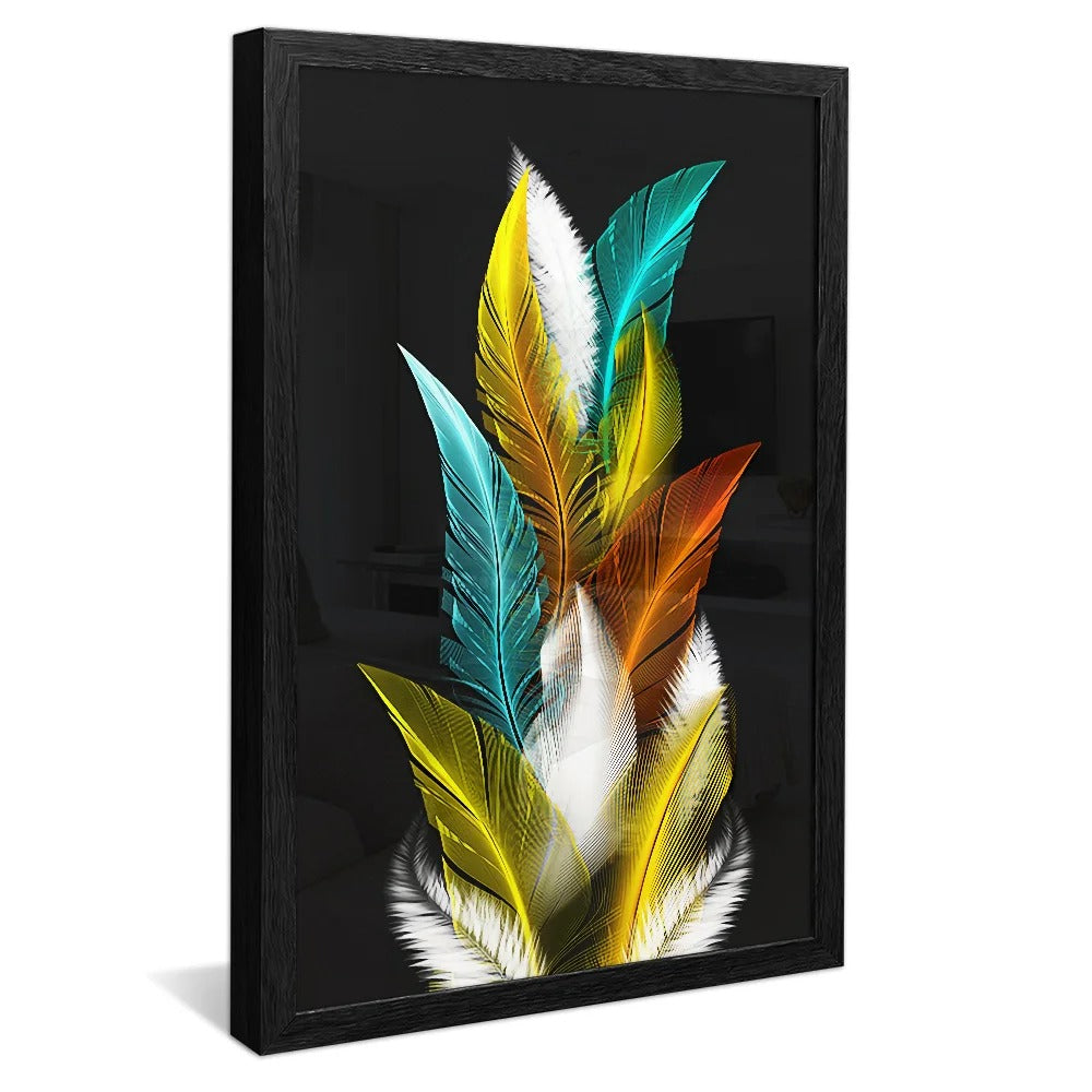 Minimalist Feathers Canvas