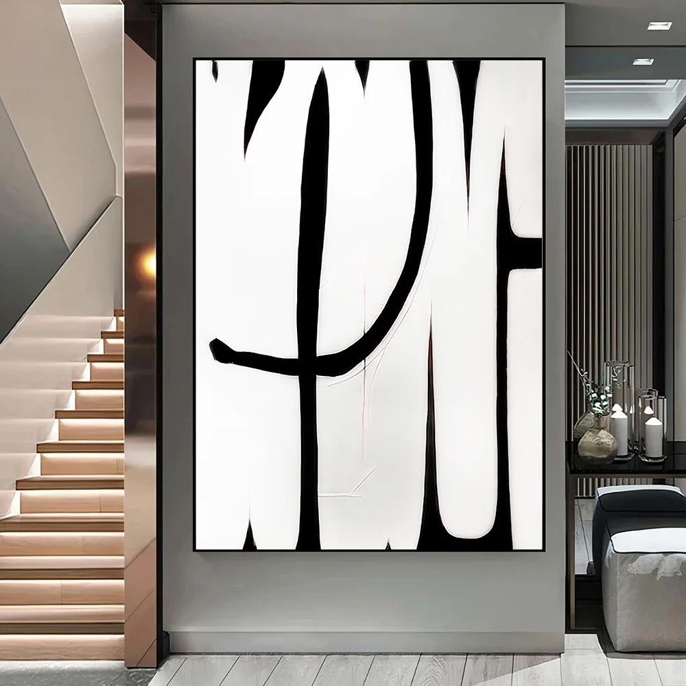 Modern Abstract Lines One Canvas