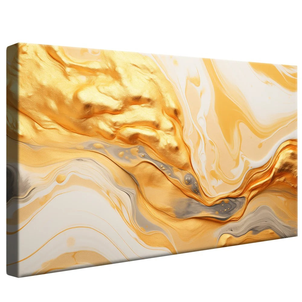 Molten gold Canvas
