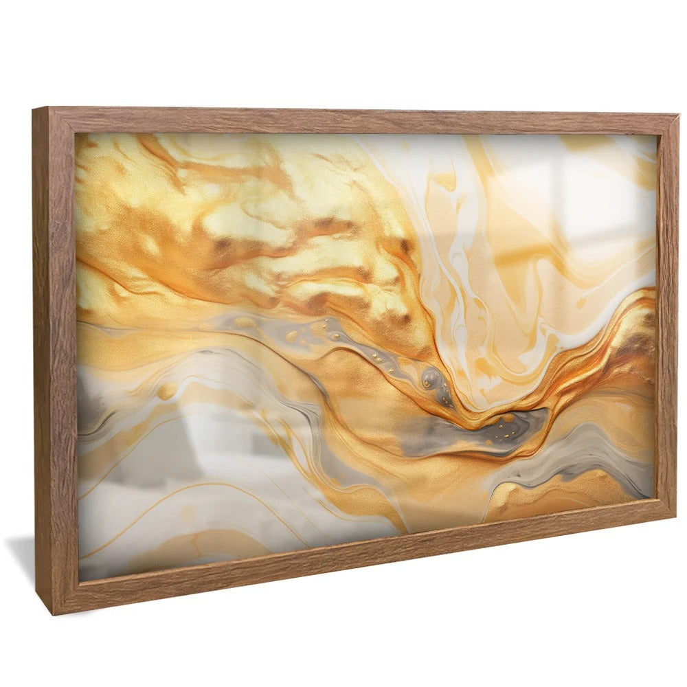 Molten gold Canvas