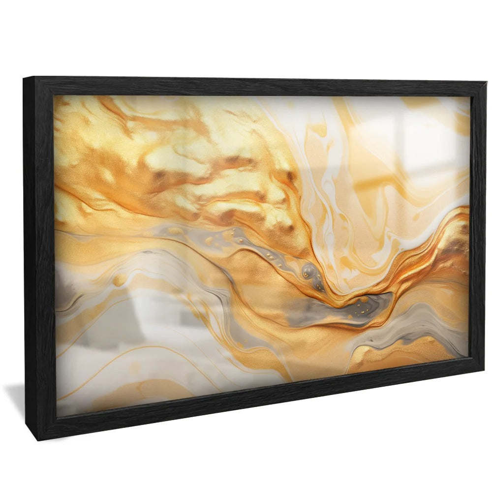 Molten gold Canvas
