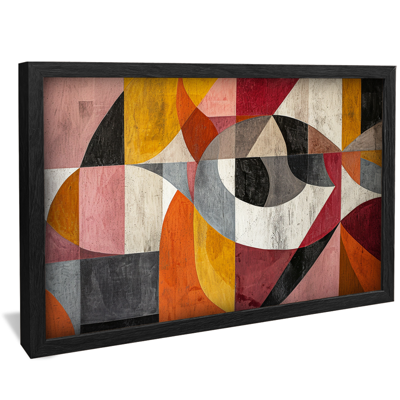 Mosaic Hot Tones V1103 Canvas