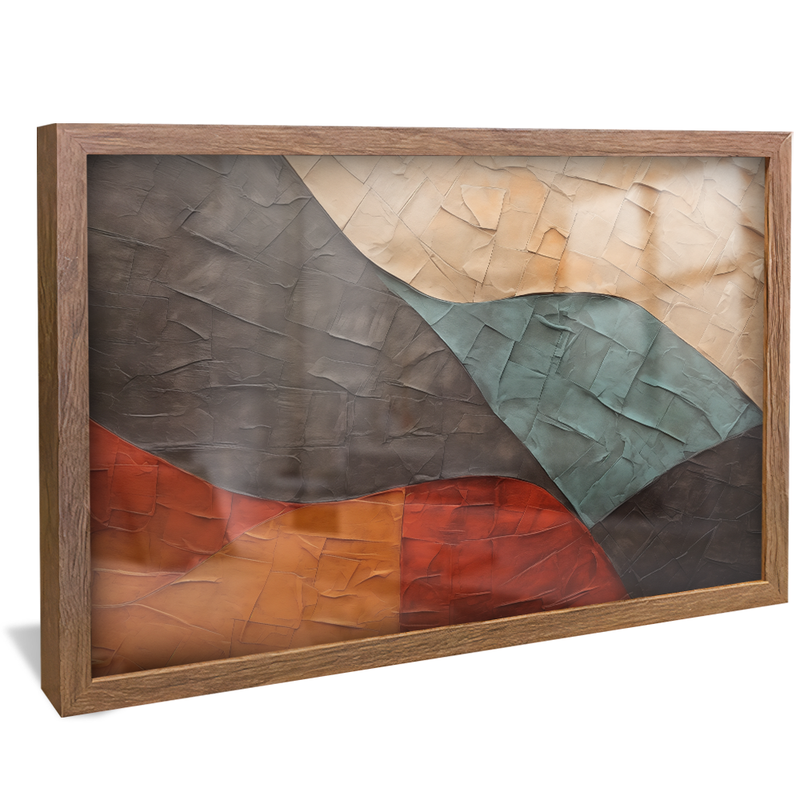 Mosaic Panel in Ink V1006 Canvas