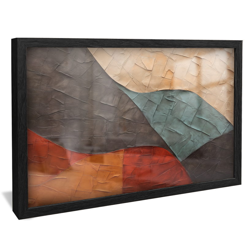Mosaic Panel in Ink V1006 Canvas