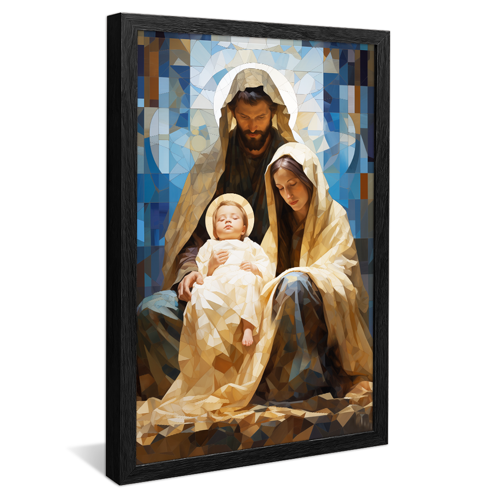 Mosaic of Sacred Family V797 Canvas