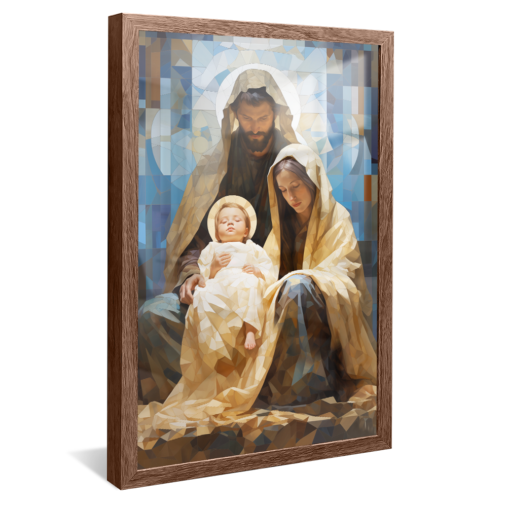 Mosaic of Sacred Family V797 Canvas