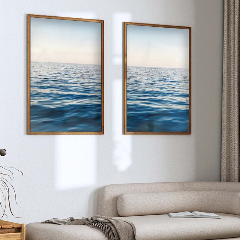 Duo Boat And Beach Canvas V1645