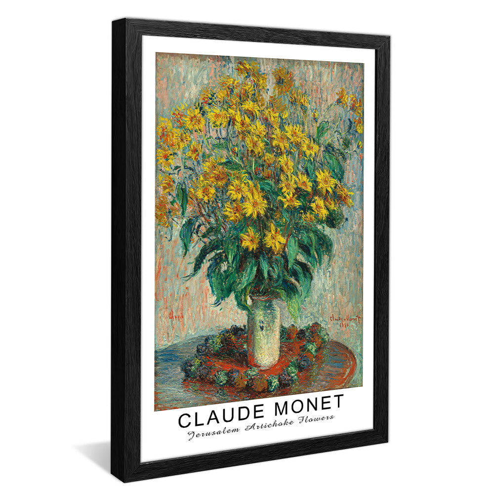 Claude Monet Jerusalem Artichoke Flowers V2467 Canvas