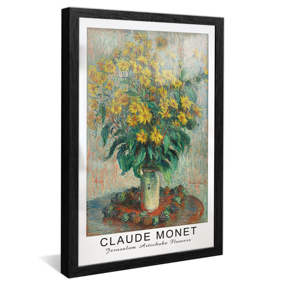 Claude Monet Jerusalem Artichoke Flowers V2467 Canvas