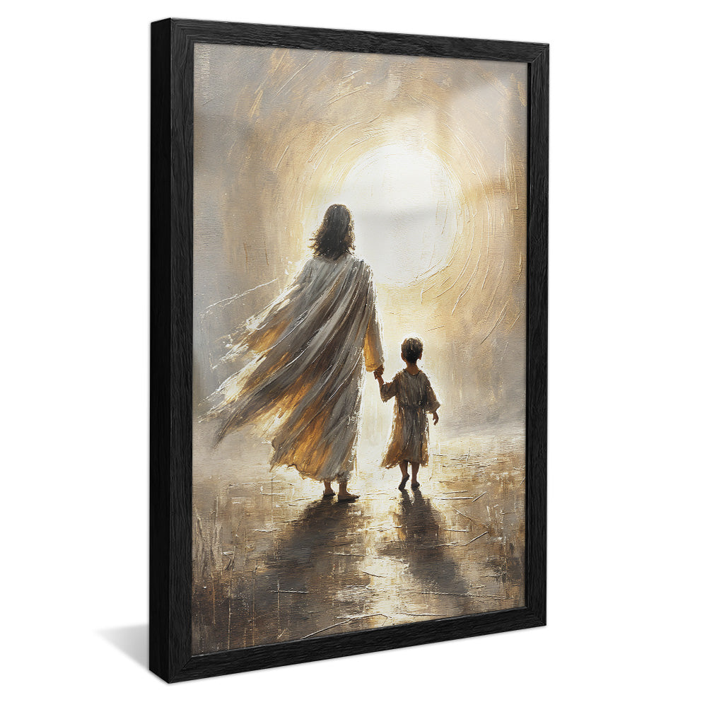Jesus and the Child Painting V2439 Canvas
