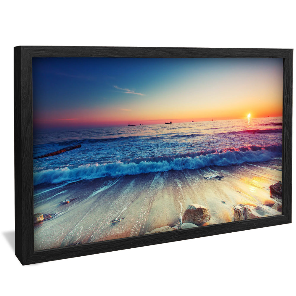 Sunset and Beach V2191 Canvas