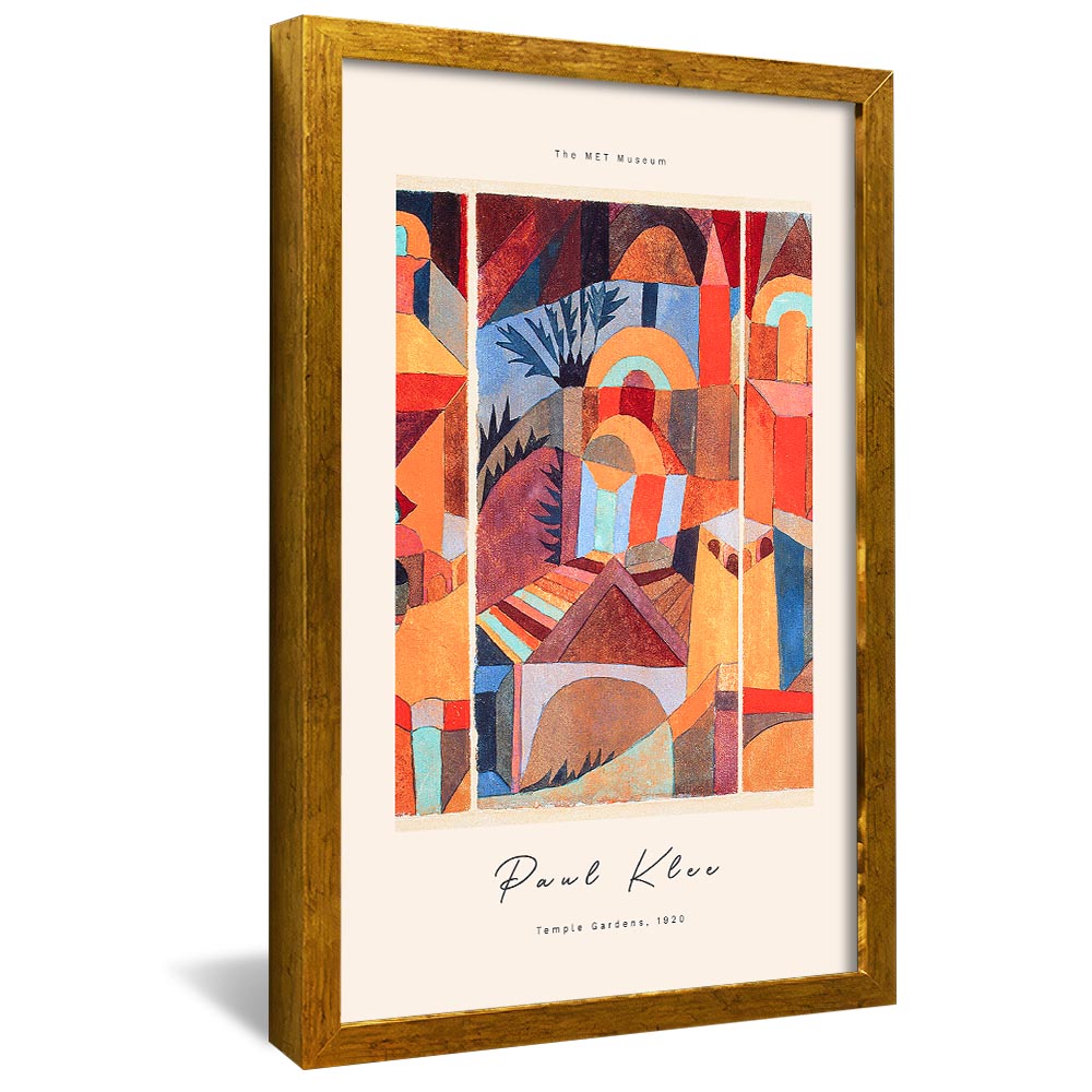 Paul Klee Temple Gardens V2370 Canvas