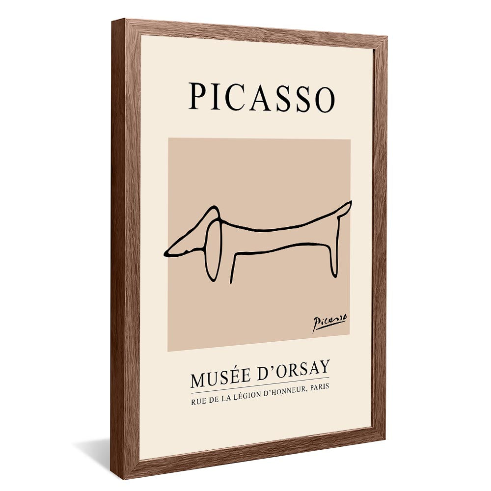 Picasso The Dog Line Drawing V2361 Canvas