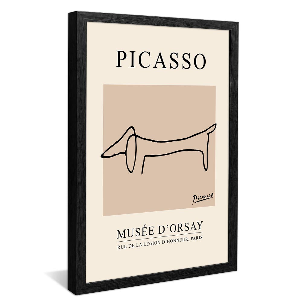 Picasso The Dog Line Drawing V2361 Canvas
