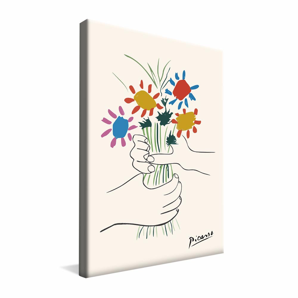 Picasso The Flowers of Peace V2362 Canvas