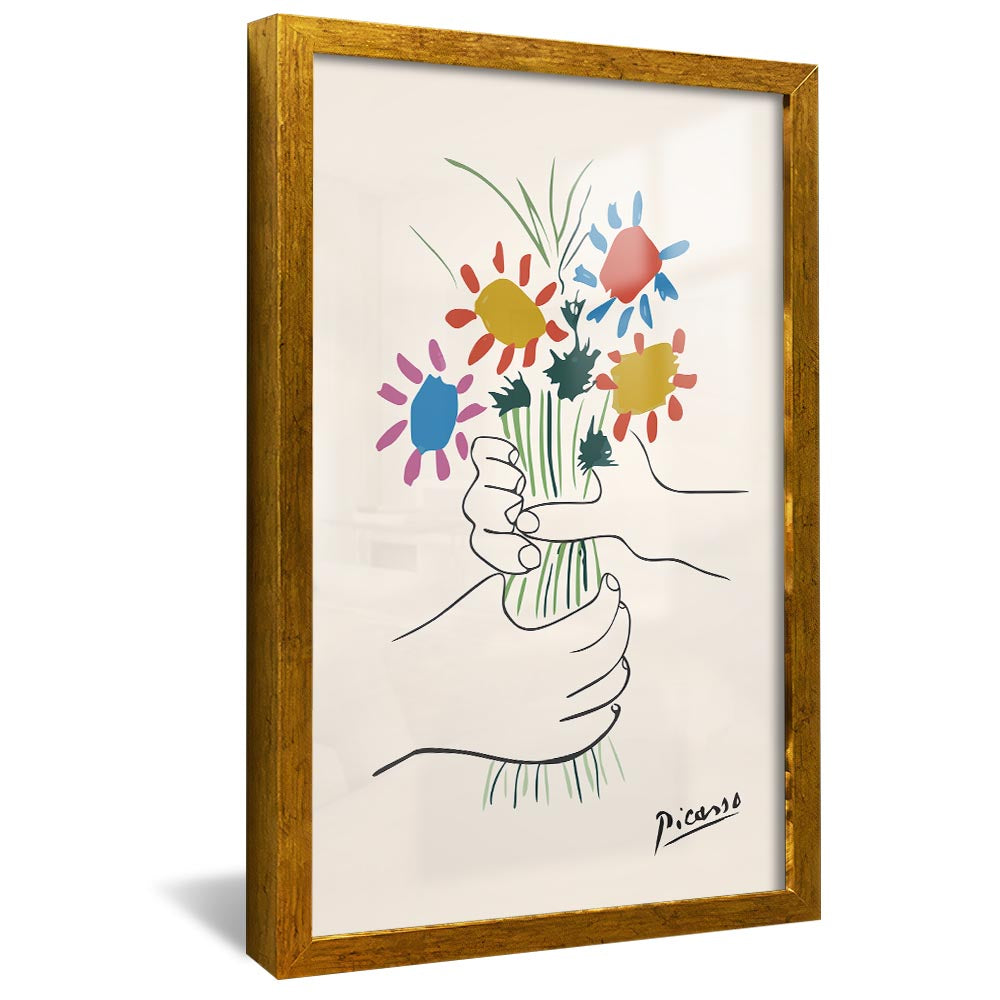 Picasso The Flowers of Peace V2362 Canvas