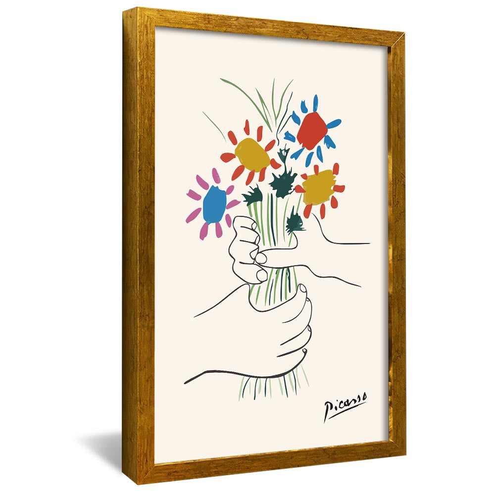Picasso The Flowers of Peace V2362 Canvas