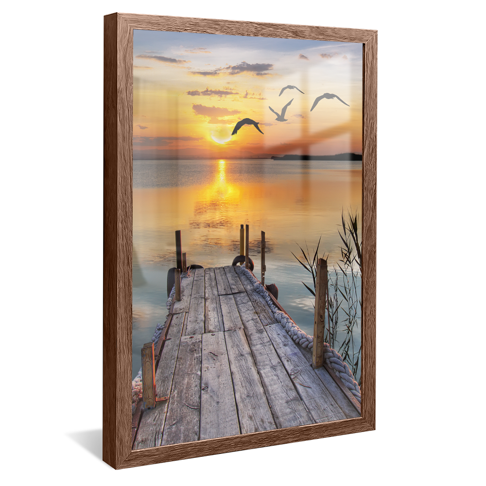 Pier Sunset V887 Canvas