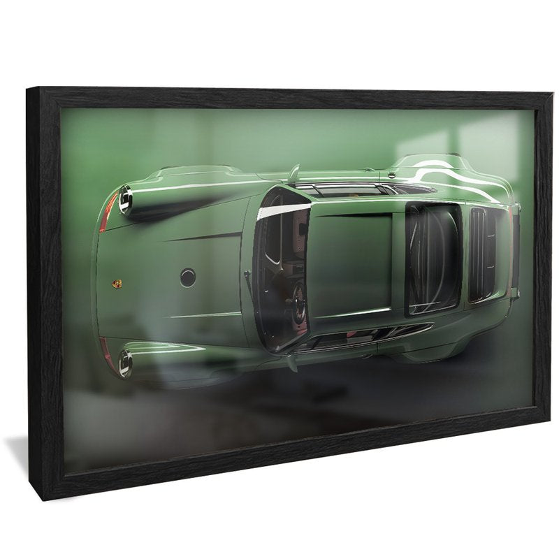 Porsche 911 Green V1989 Canvas