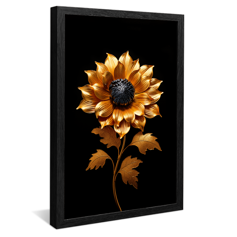 Portrait Sunflower V986 Canvas