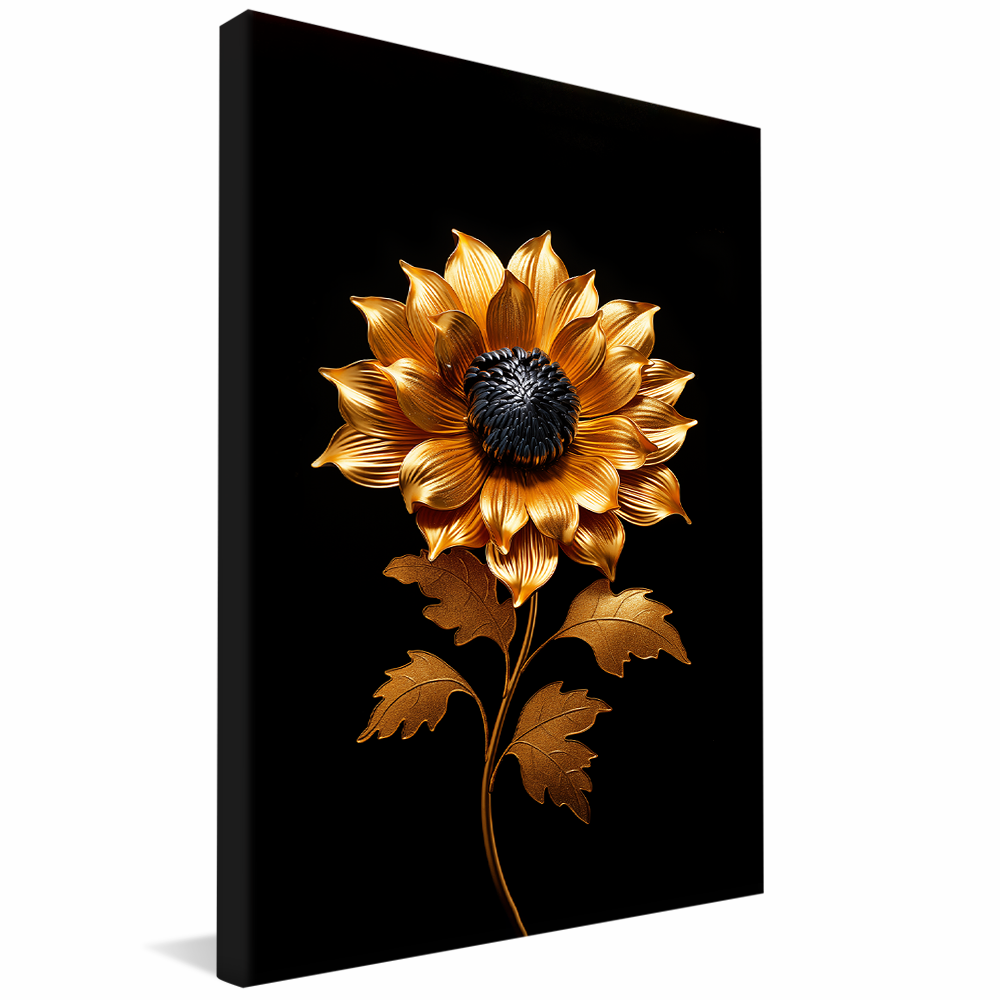 Portrait Sunflower V986 Canvas