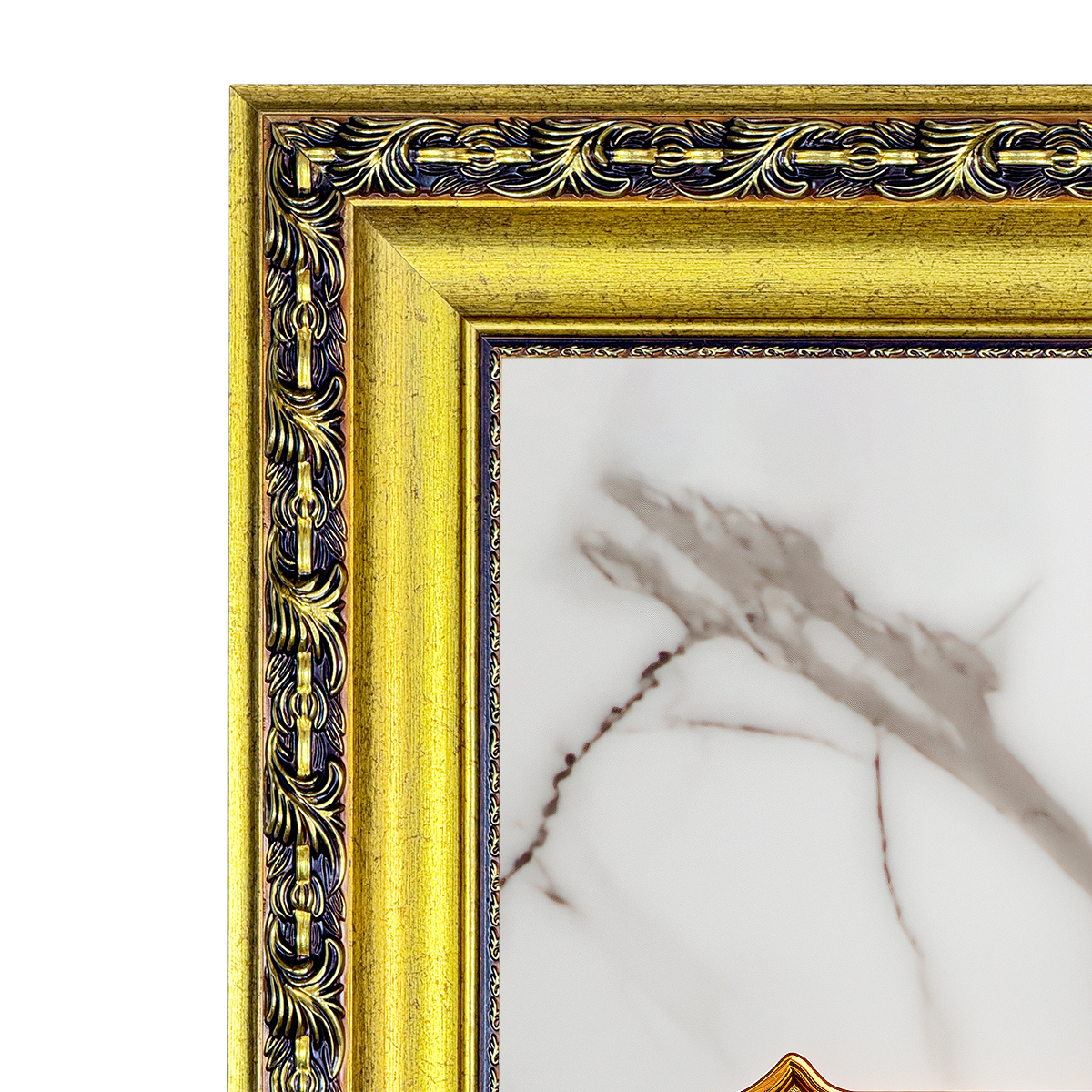 Christ’s Cross on Marble Canvas
