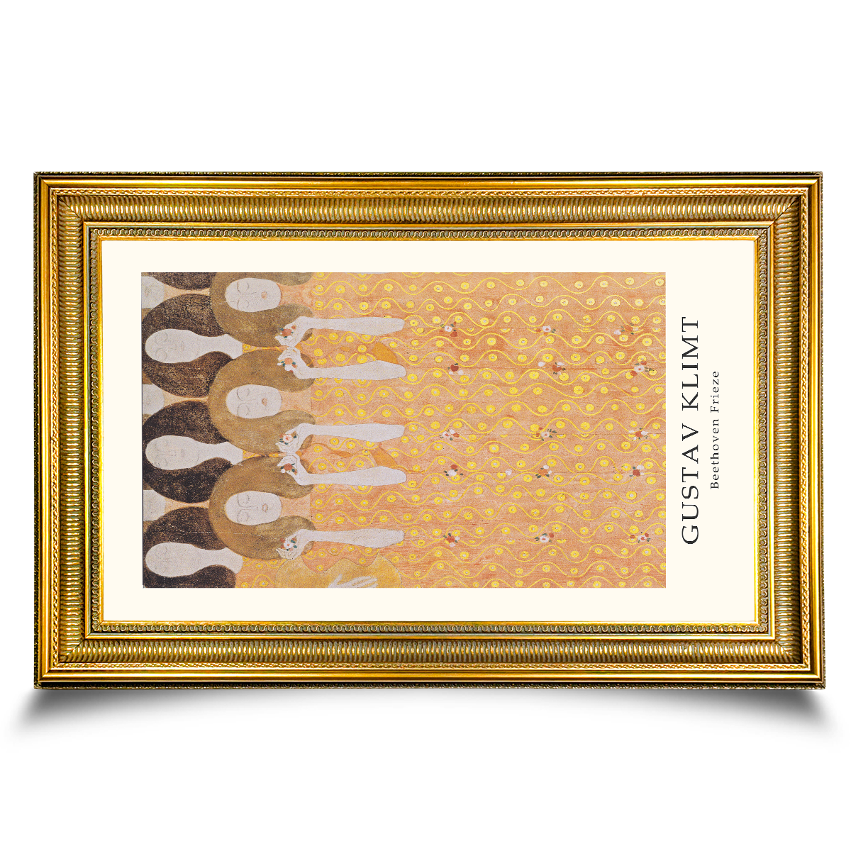 Gustav Klimt Beethoven Frieze Canvas