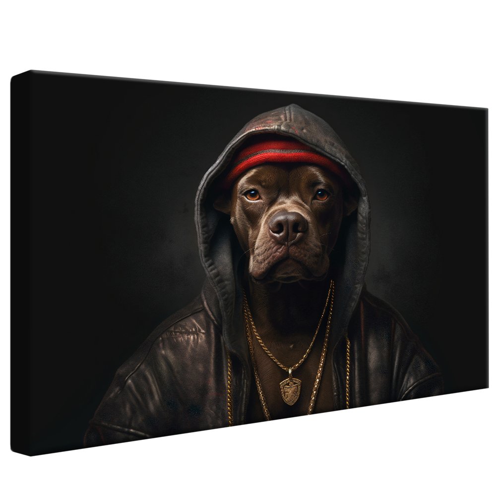 Rapper Pit Bull Canvas