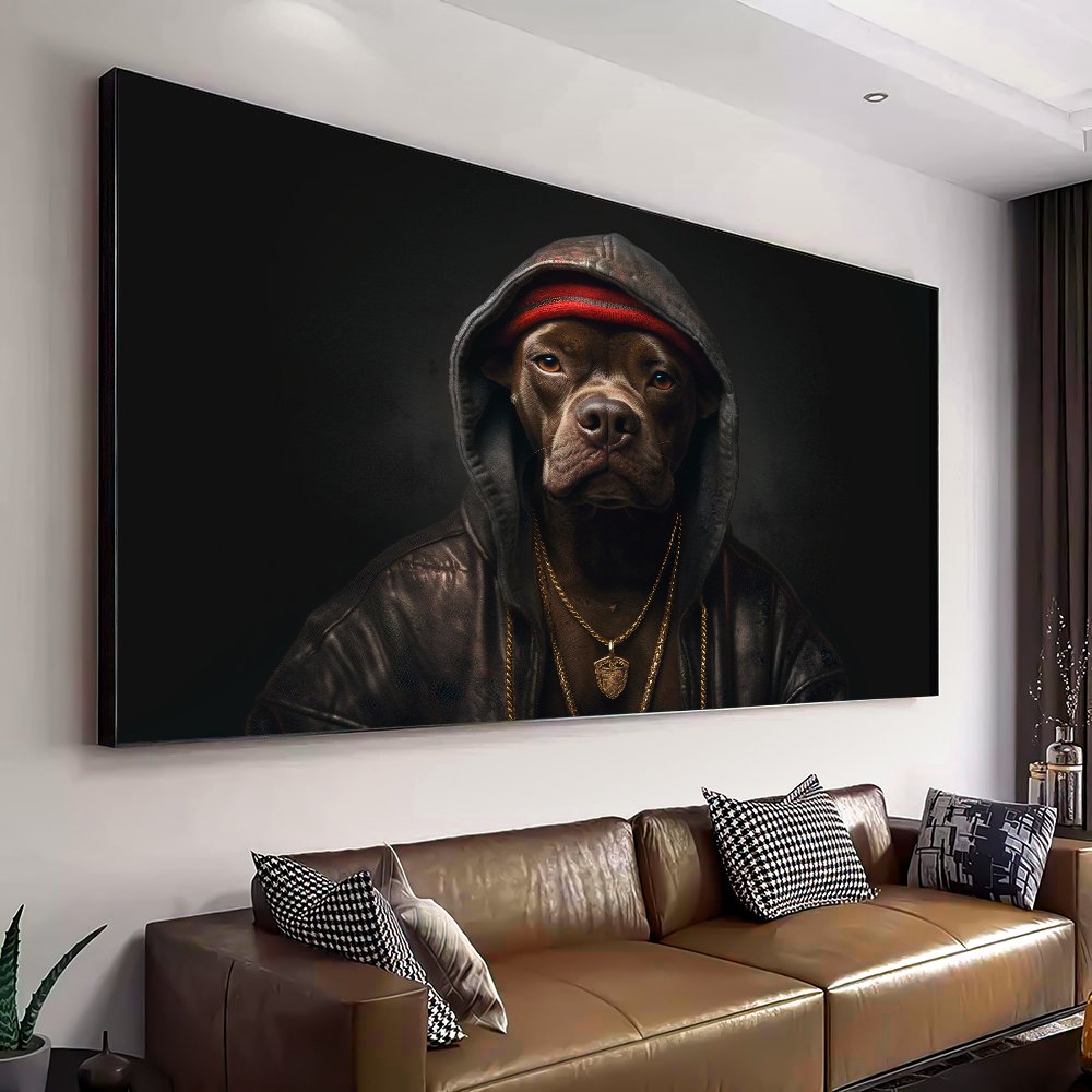 Rapper Pit Bull Canvas