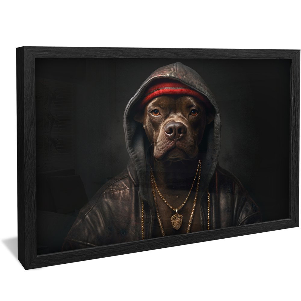 Rapper Pit Bull Canvas