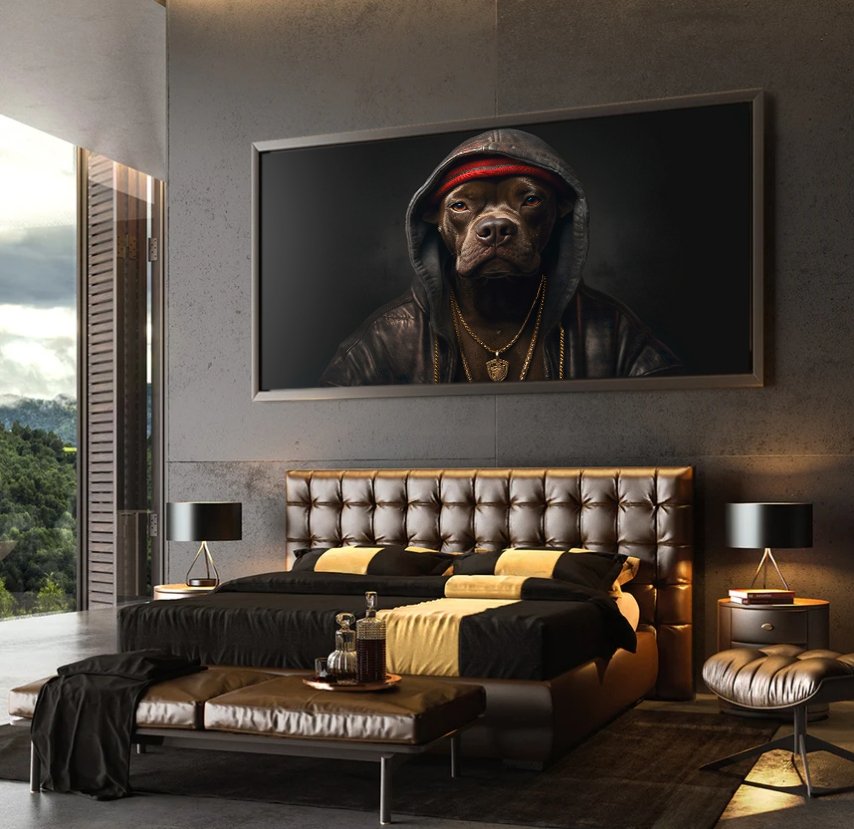 Rapper Pit Bull Canvas