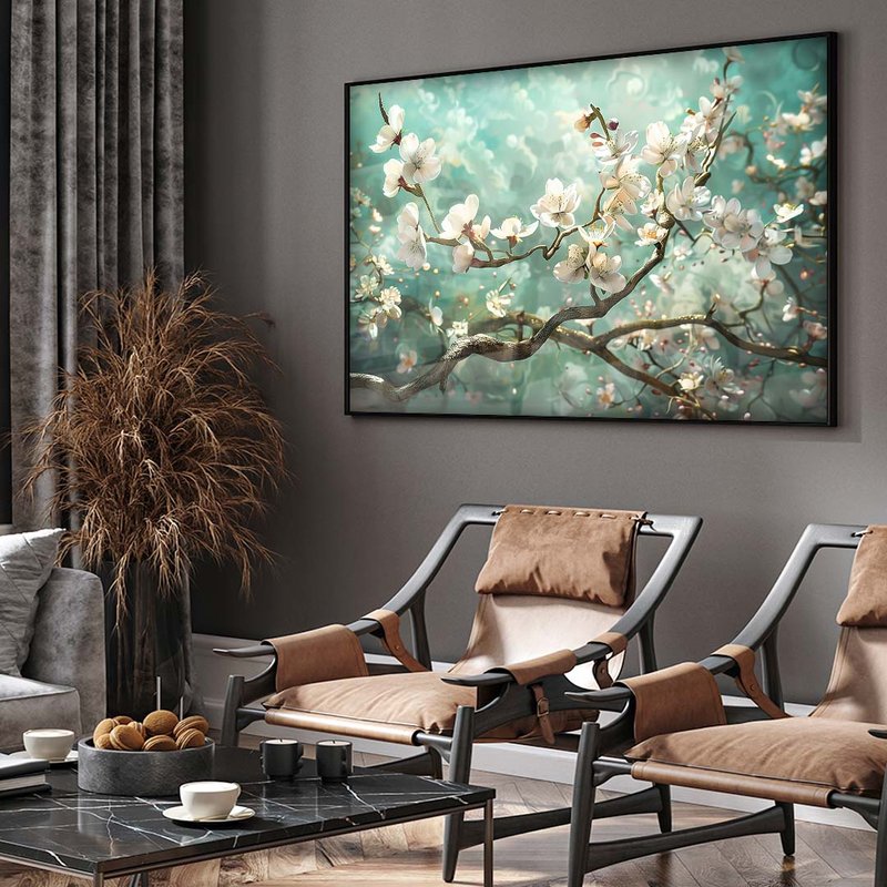 Reimaginated Almond Tree V1659 Canvas