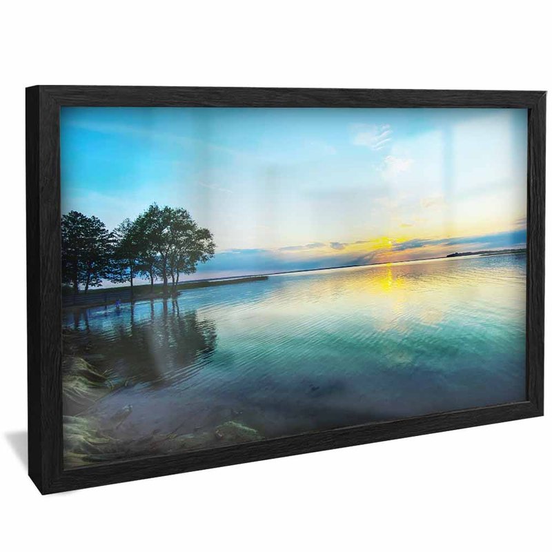 River and Sun Landscape V1607 Canvas