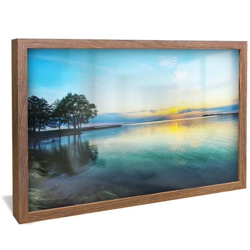 River and Sun Landscape V1607 Canvas