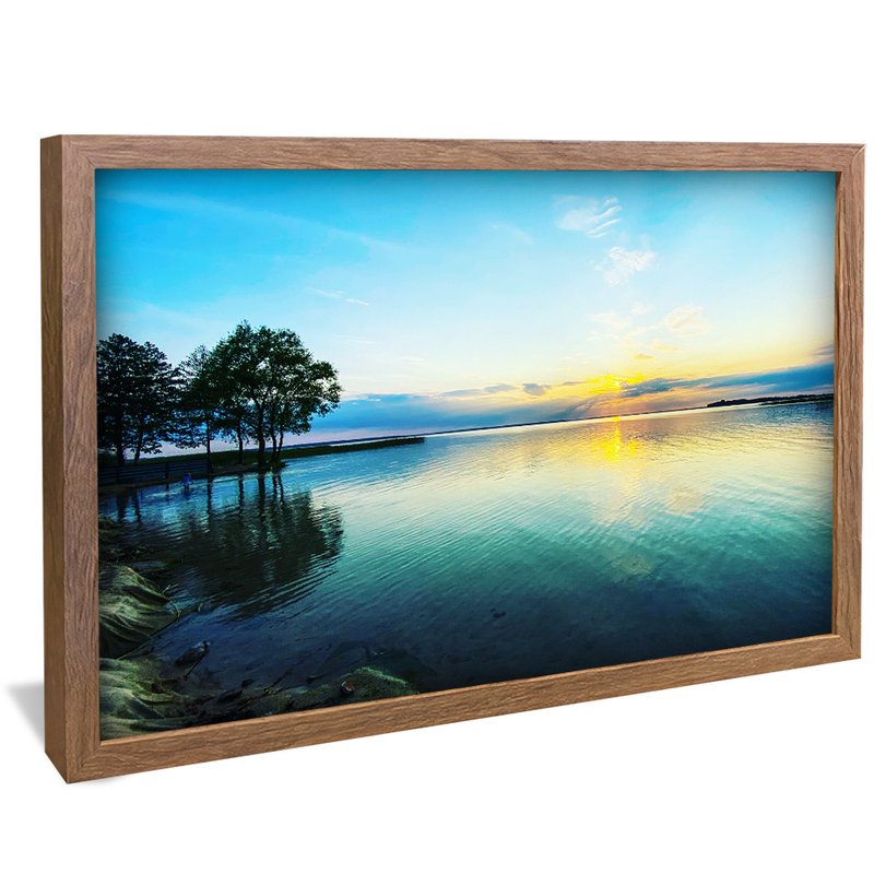 River and Sun Landscape V1607 Canvas