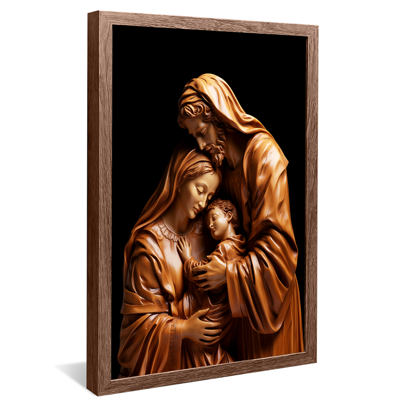 Sacred Family Sculpture V973 Canvas