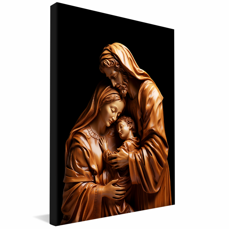 Sacred Family Sculpture V973 Canvas